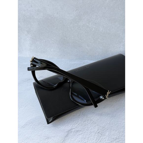 NEW Saint Laurent SLM60 Cat Eye Optical Frames in Black main image 4
